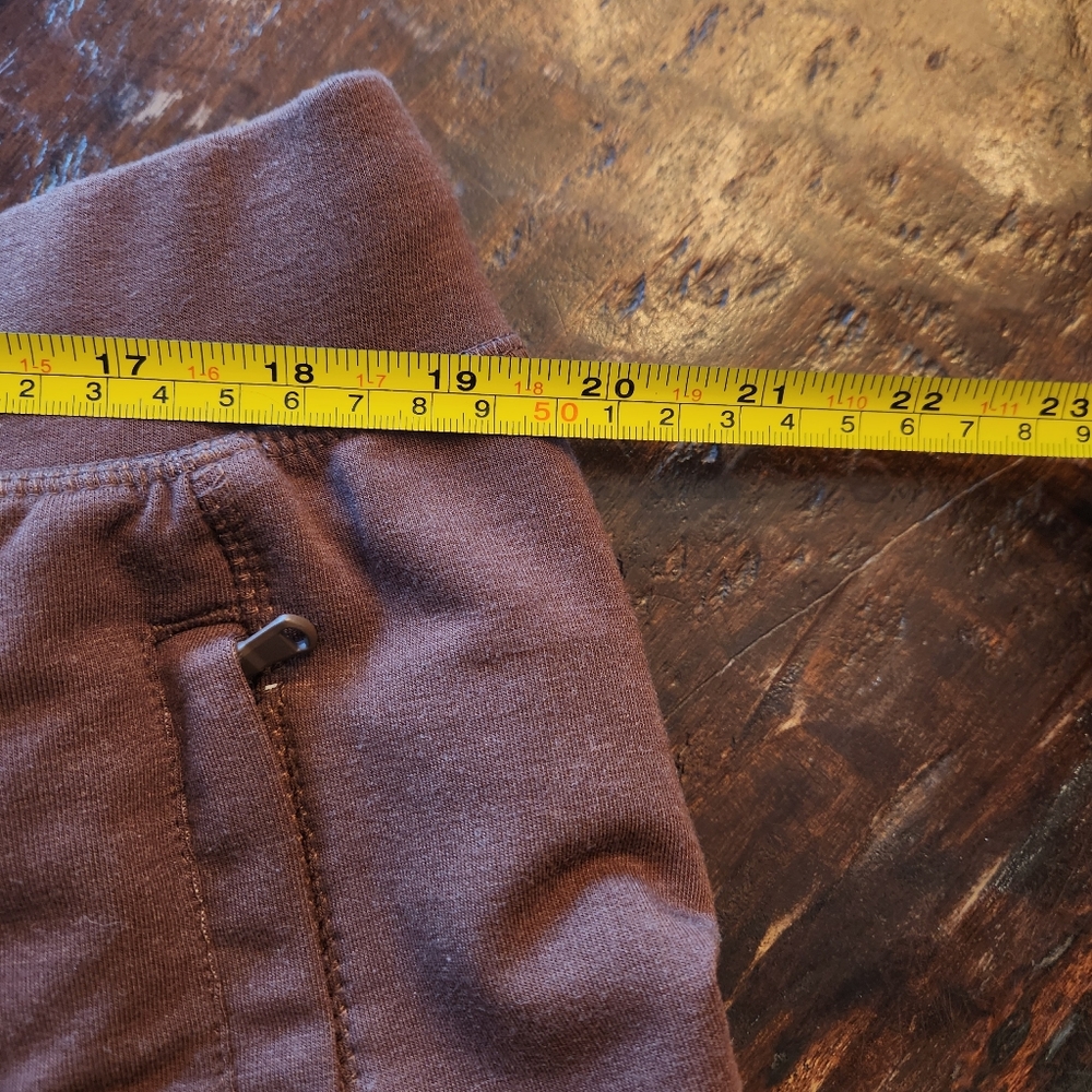 Old Navy Recharge Knit Joggers Mens XL TALL Brown Breathable Zip Pockets - Picture 6 of 11